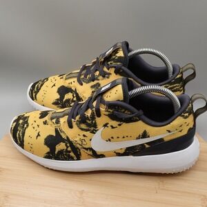 Nike Shoes Womens 8.5 Yellow Roshe G Tour Golf Athletic Sport AA1851-700